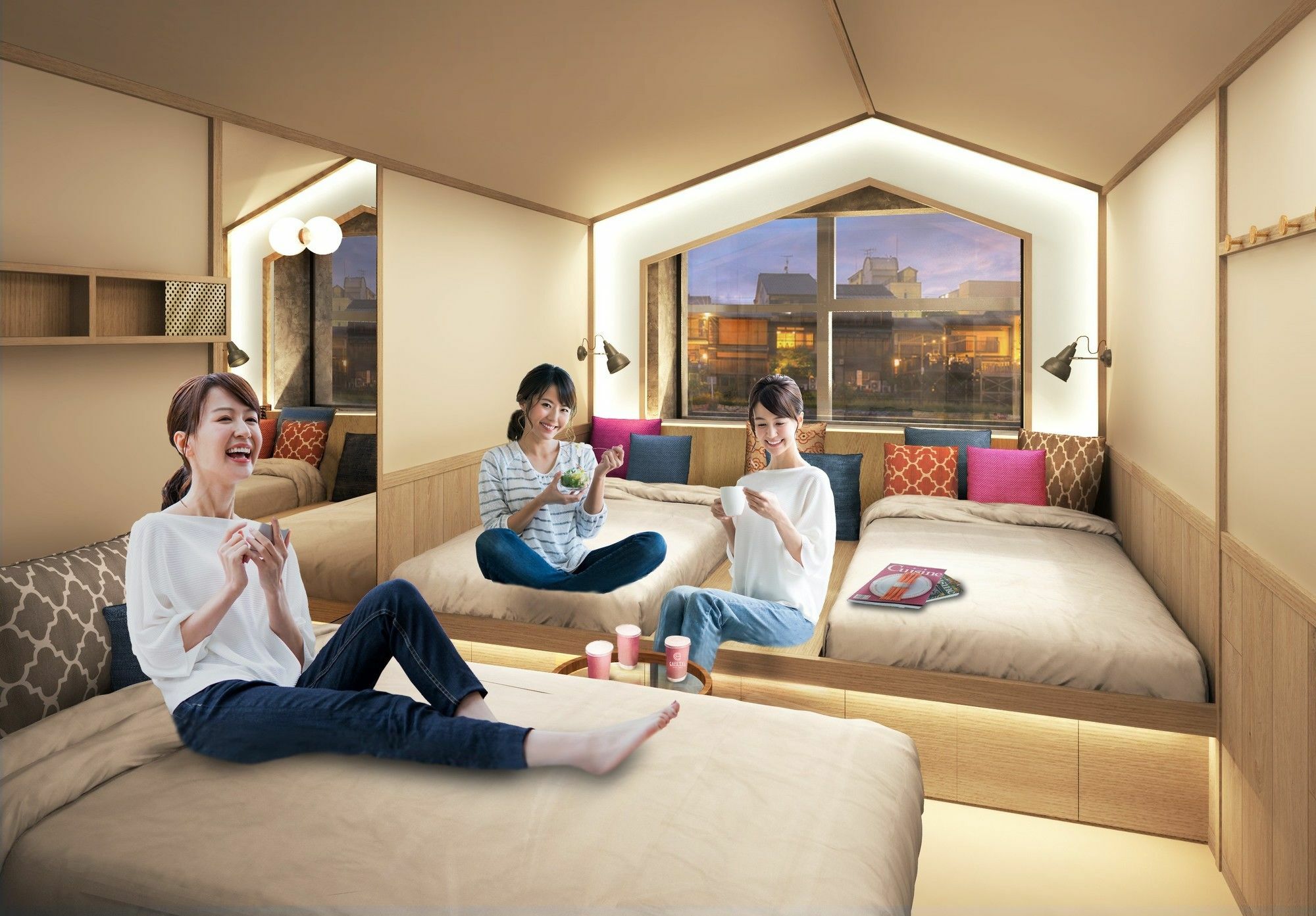 คาเฟเทล เกียวโต ซันโจะ สำหรับผู้หญิง Hostel ภายนอก รูปภาพ
